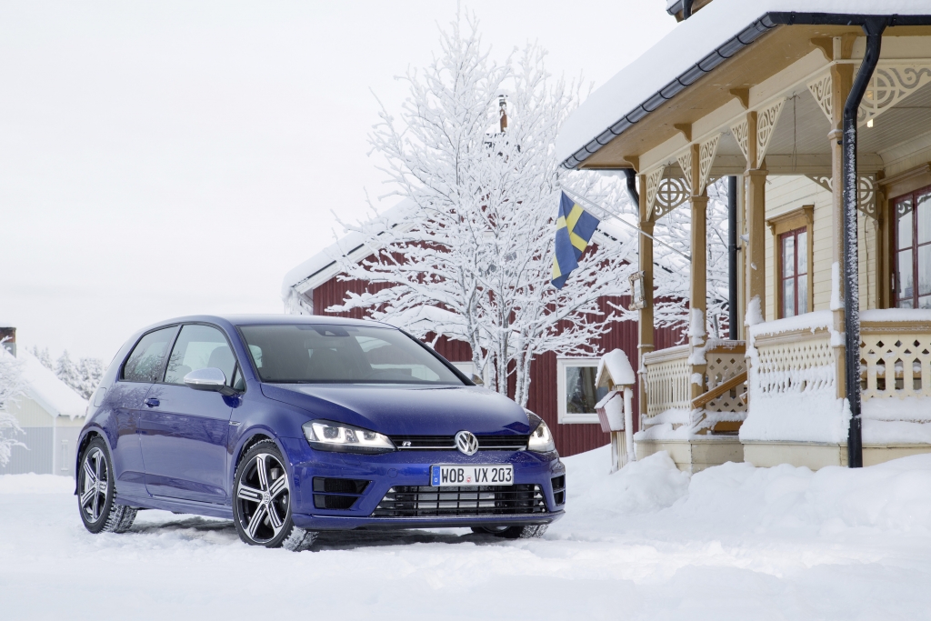 Pressepräsentation Volkswagen Golf R: Darf’s ein bisschen quer sein?