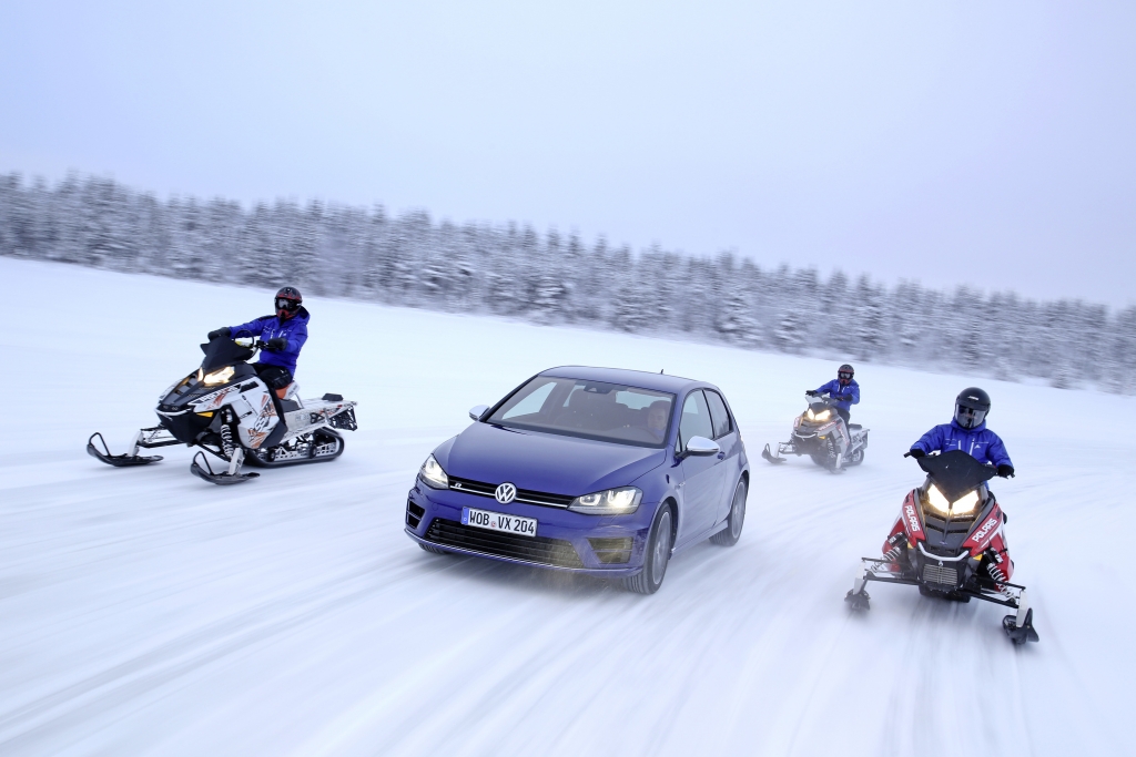 Pressepräsentation Volkswagen Golf R: Darf’s ein bisschen quer sein?