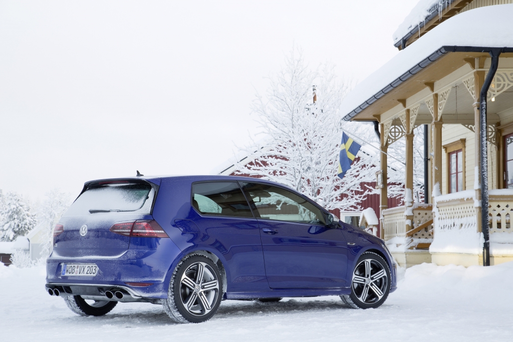 Pressepräsentation Volkswagen Golf R: Darf’s ein bisschen quer sein?