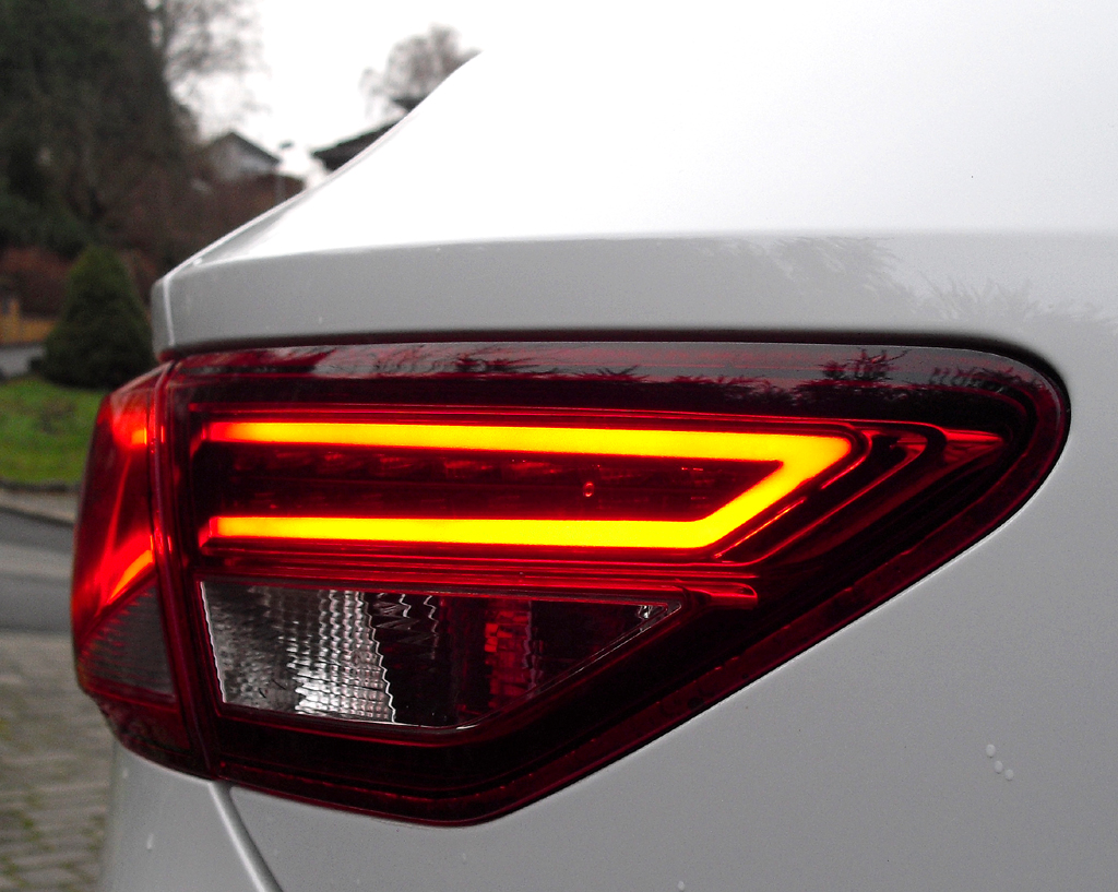 Seat León SC: Moderne Leuchteinheit hinten. 