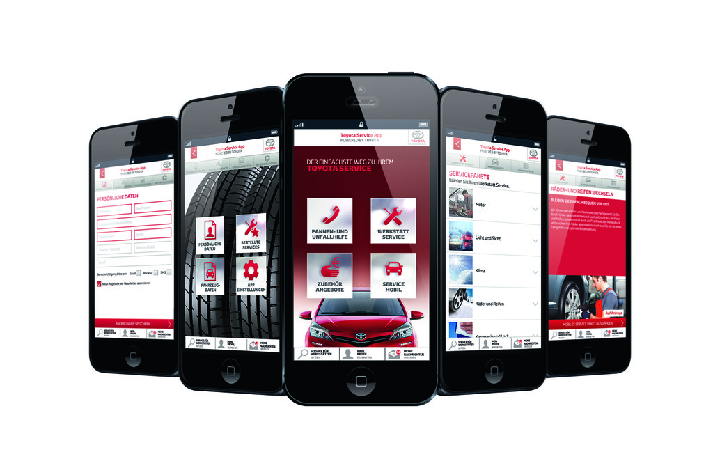 Toyota-App erleichtert Service