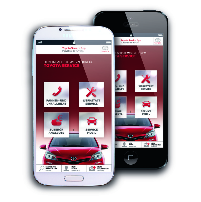Toyota-App erleichtert Service