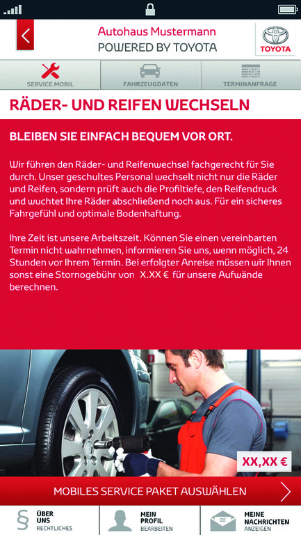 Toyota-App erleichtert Service