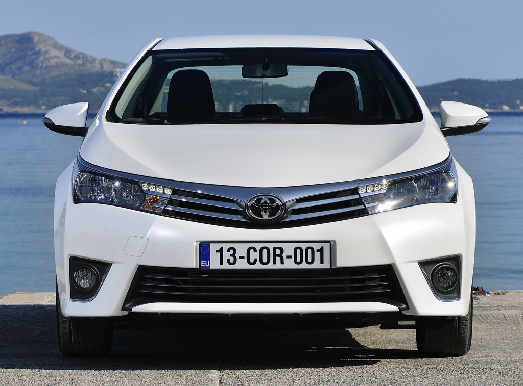 Toyota Corolla: Blick auf die Frontpartie. 