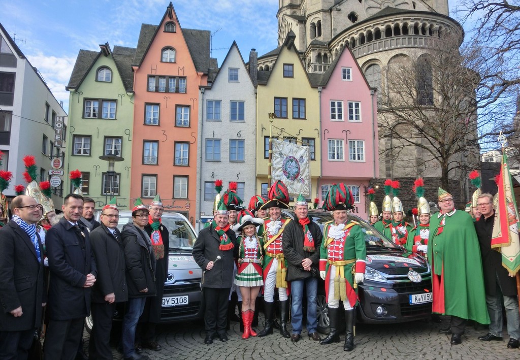 Toyota mobilisiert Karnevalisten