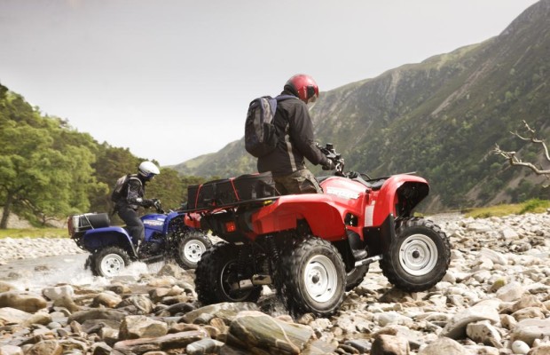 Yamaha-Quads mit serienmäßiger Seilwinde