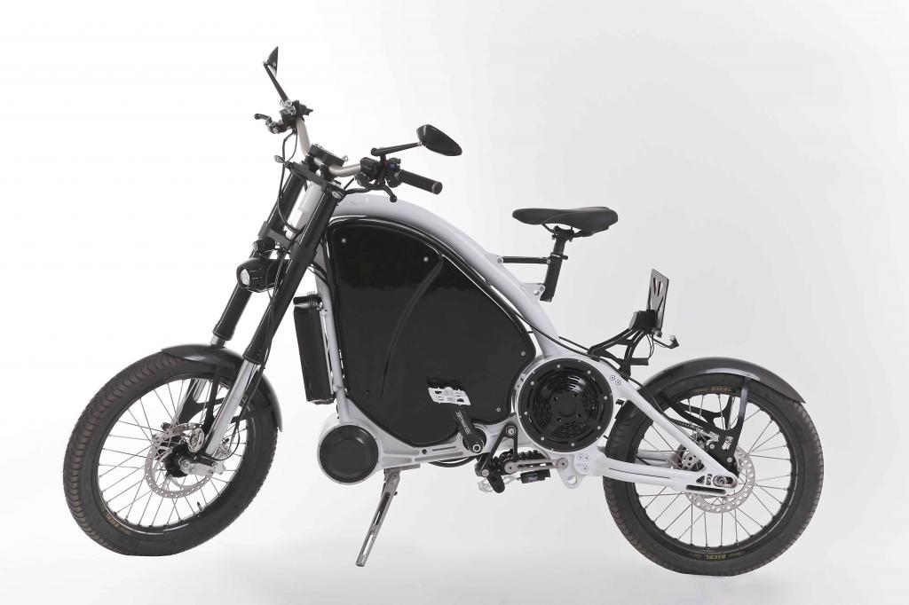 Alternatives Antriebskonzept: eRockit-Hightech-Motorrad