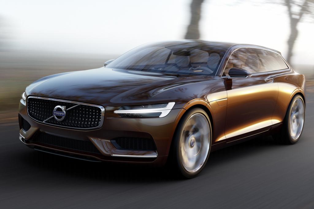 Auch das dritte Konzept zeigt künftige Volvo-Stilmerkmale wie die T-förmigen Scheinwerfer und den konkaven Kühlergrill