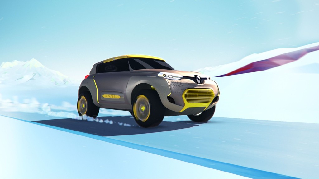 Auto Expo 2014: Renault Kwid schickt Flugroboter voraus
