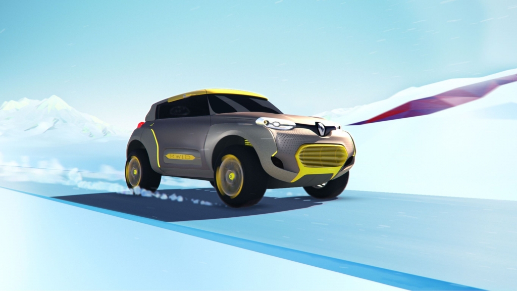 Auto Expo 2014: Renault Kwid schickt Flugroboter voraus