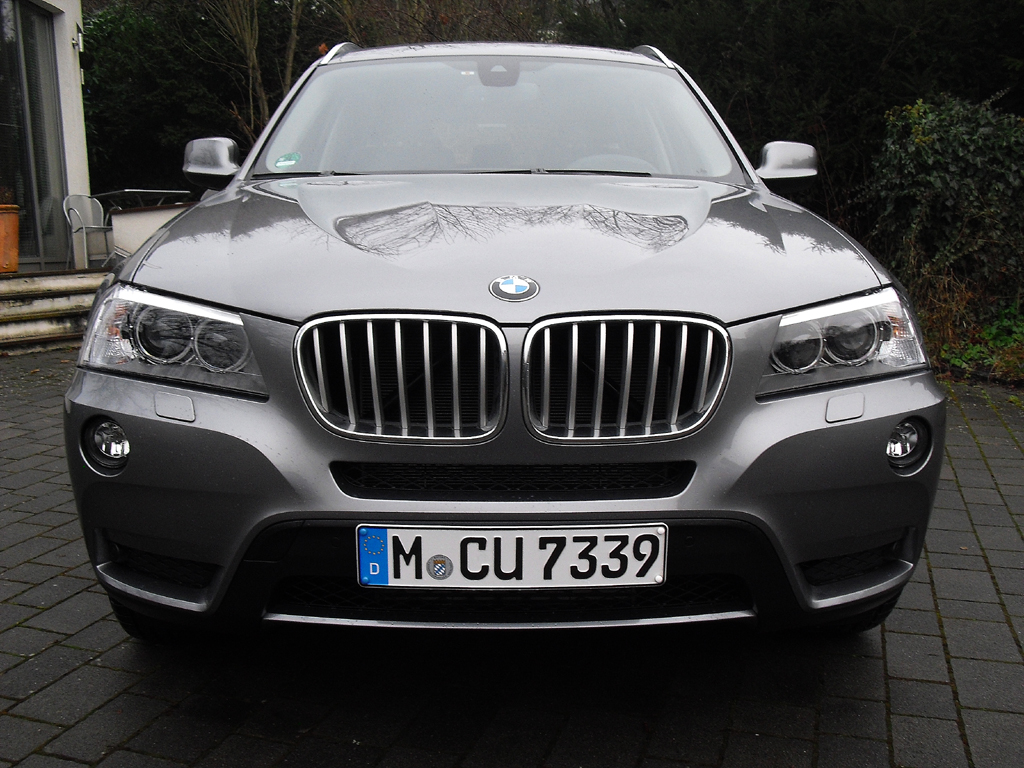 BMW X3: Blick auf die Frontpartie. 