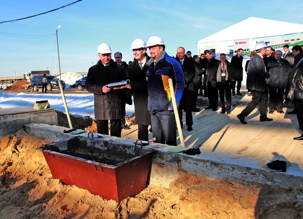 Bosch legt Grundstein für neues Werk in Russland