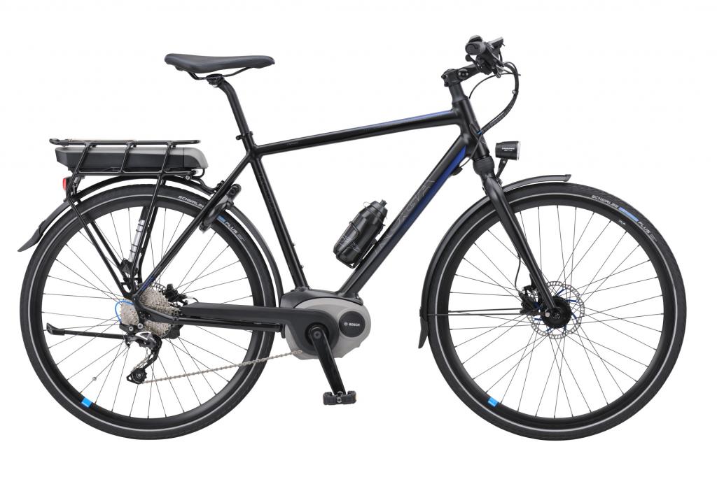 Dabei hilft, dass die heutigen Räder erst auf den zweiten Blick als E-Bikes zu erkennen sind. Wie zum Beispiel das E-Lement des holländischen Herstellers Koga.