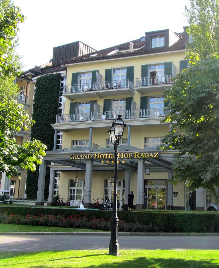Das Grand Hotel Hof Ragaz ist ein Fünf-Sterne-Haus. 