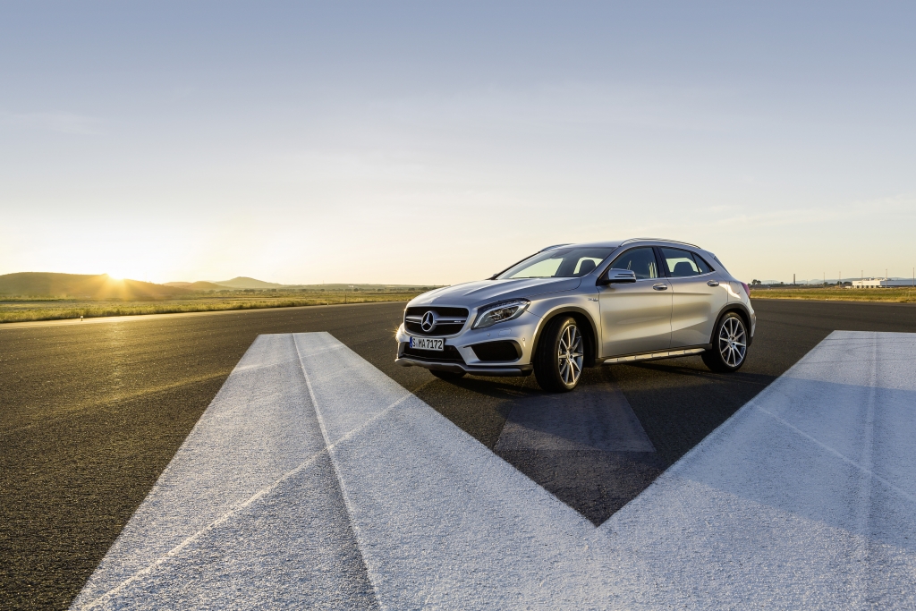 Der GLA 45 AMG brüllt, hat Kraft und ist ein Multitalent
