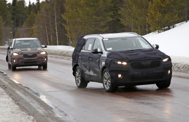 Erwischt: Erlkönig Kia Sorento - Neue Generation für 2015