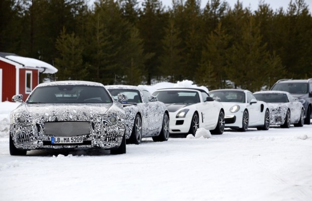 Erwischt: Erlkönig Mercedes GT AMG - Kräftemessen mit Porsche
