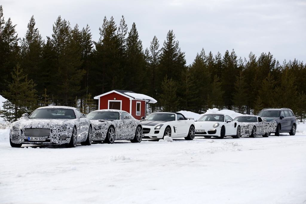 Erwischt: Erlkönig Mercedes GT AMG - Kräftemessen mit Porsche