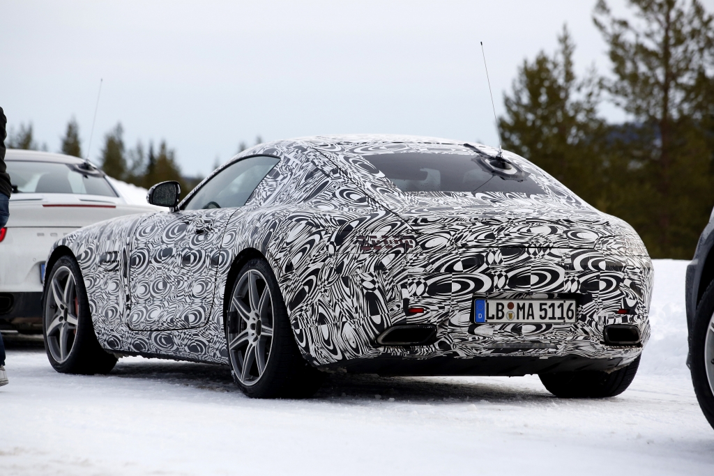 Erwischt: Erlkönig Mercedes GT AMG - Kräftemessen mit Porsche