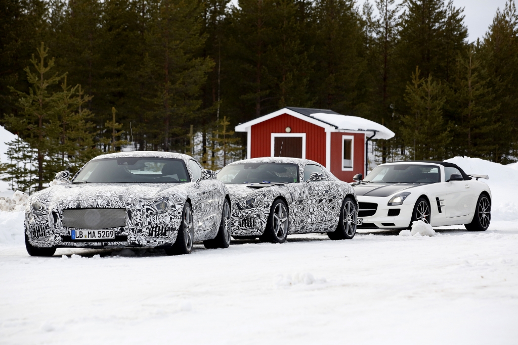 Erwischt: Erlkönig Mercedes GT AMG - Kräftemessen mit Porsche