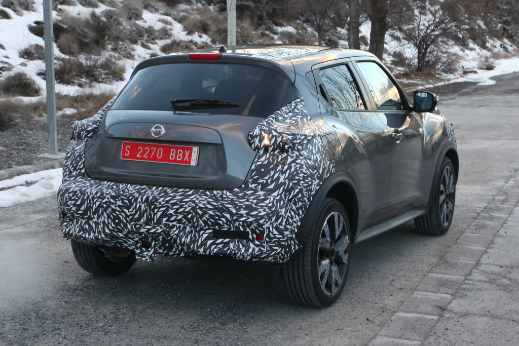 Erwischt: Erlkönig Nissan Juke Facelift