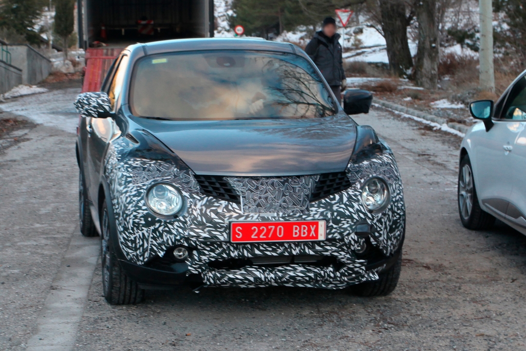 Erwischt: Erlkönig Nissan Juke Facelift