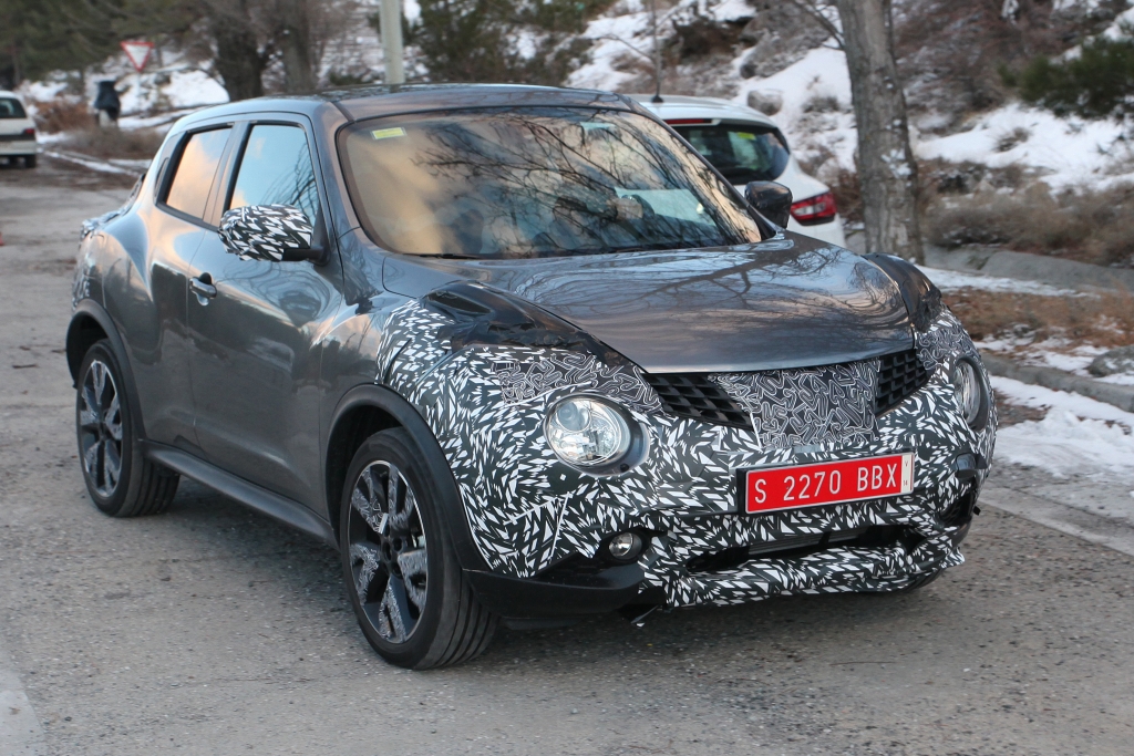 Erwischt: Erlkönig Nissan Juke Facelift