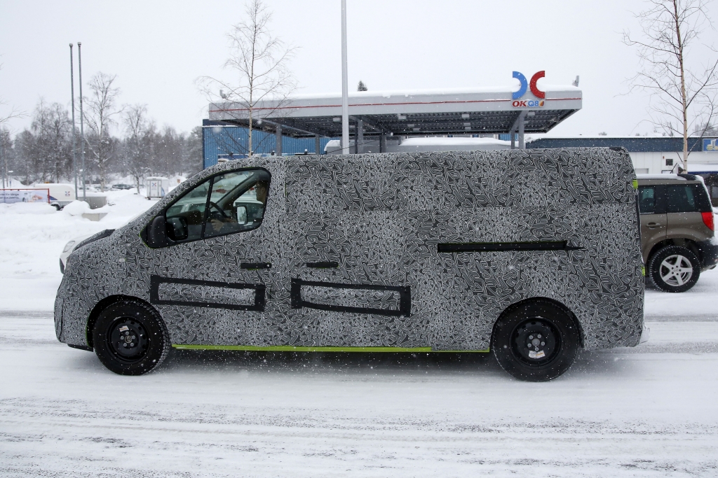 Erwischt: Erlkönig Renault Trafic - Testlauf im Schnee