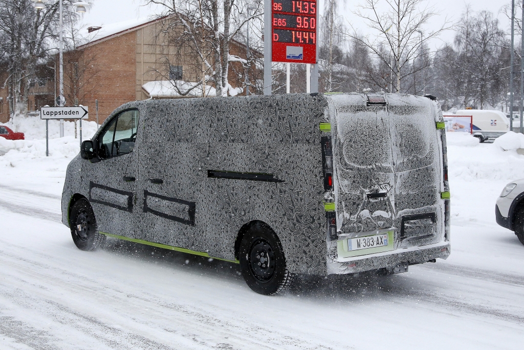 Erwischt: Erlkönig Renault Trafic - Testlauf im Schnee