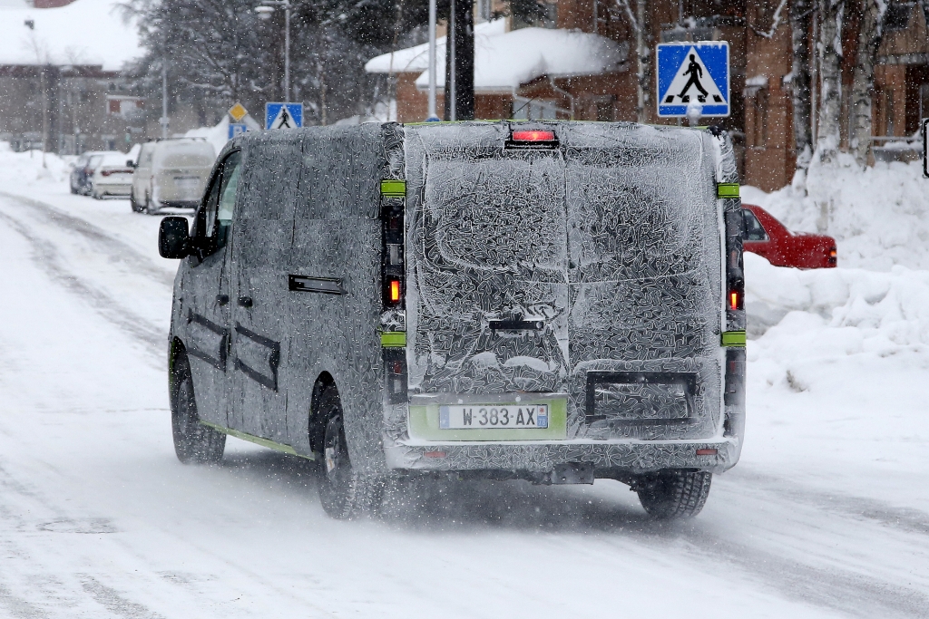 Erwischt: Erlkönig Renault Trafic - Testlauf im Schnee