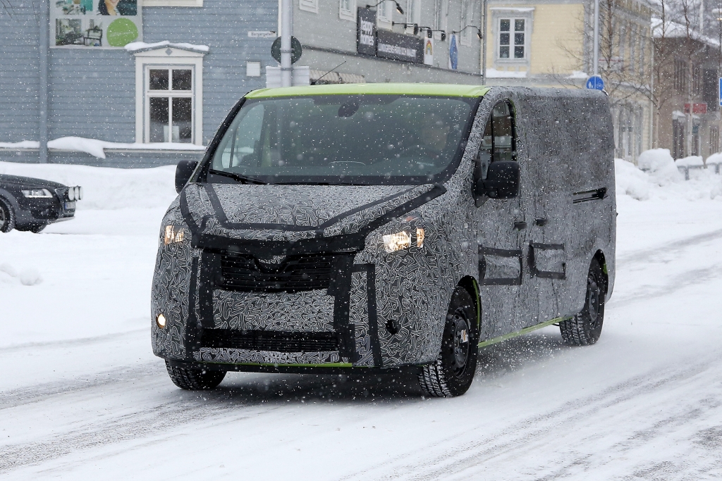 Erwischt: Erlkönig Renault Trafic - Testlauf im Schnee