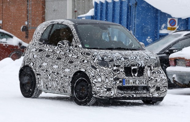 Erwischt: Erlkönig Smart ForTwo im Schnee