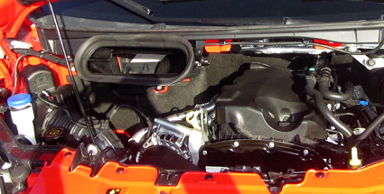 Ford Transit: Blick unter die Haube. Ein 2,2-Liter-Diesel in drei Leistungsstufen steht zur Wahl. 