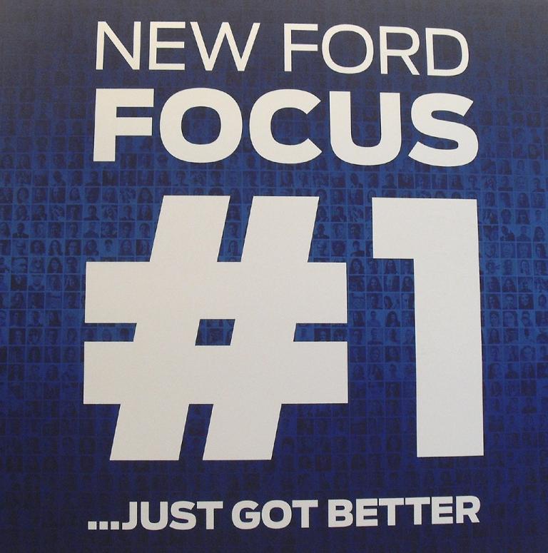 Ford-Versprechen: Der neue Focus ist, heißt es hier, noch besser. 