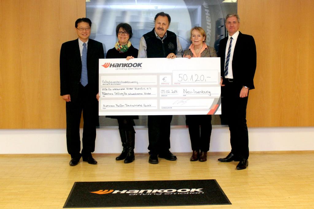 Hankook spendet für kranke Kinder