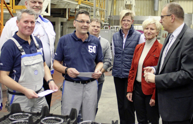 Idee des Monats spart Energie im VW-Motorenwerk Salzgitter