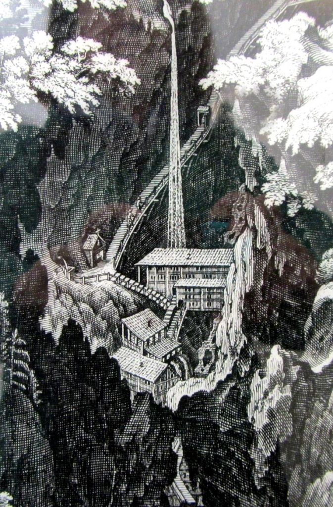 In der Taminaschlucht ging es früher abenteuerlich zu mit ... 