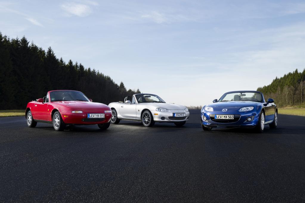 Mazda MX-5: der GTI der Roadster feiert Geburtstag