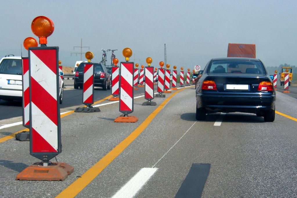 Mehr Unfälle in engen Autobahnbaustellen