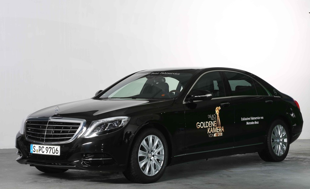 Mercedes-Benz unterstützte die „Goldene Kamera“ und stellte auch den Shuttle-Service.