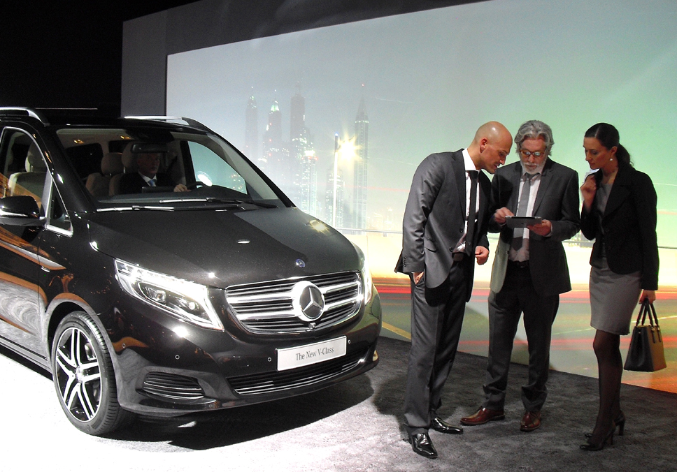 Mercedes-V-Klasse: ... nicht zuletzt die gesamte Business-Klientel bis hin zu Shuttle-Betreibern.