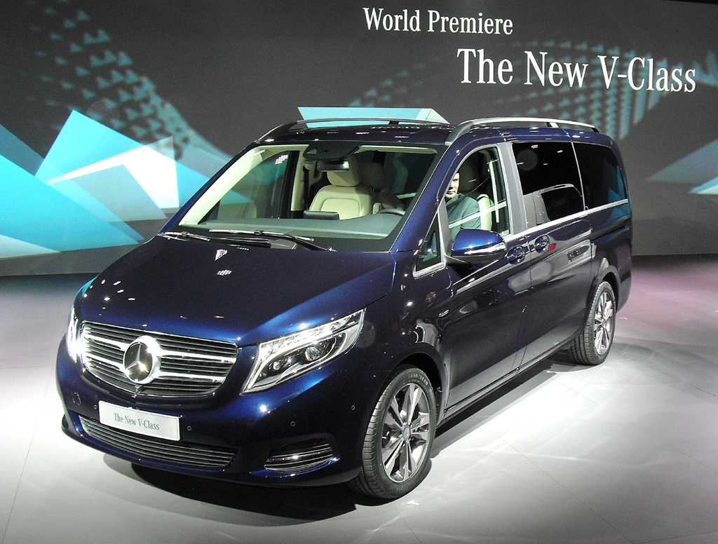 Mercedes V-Klasse, hier als Spitzenmodell V 250 Bluetec. 
