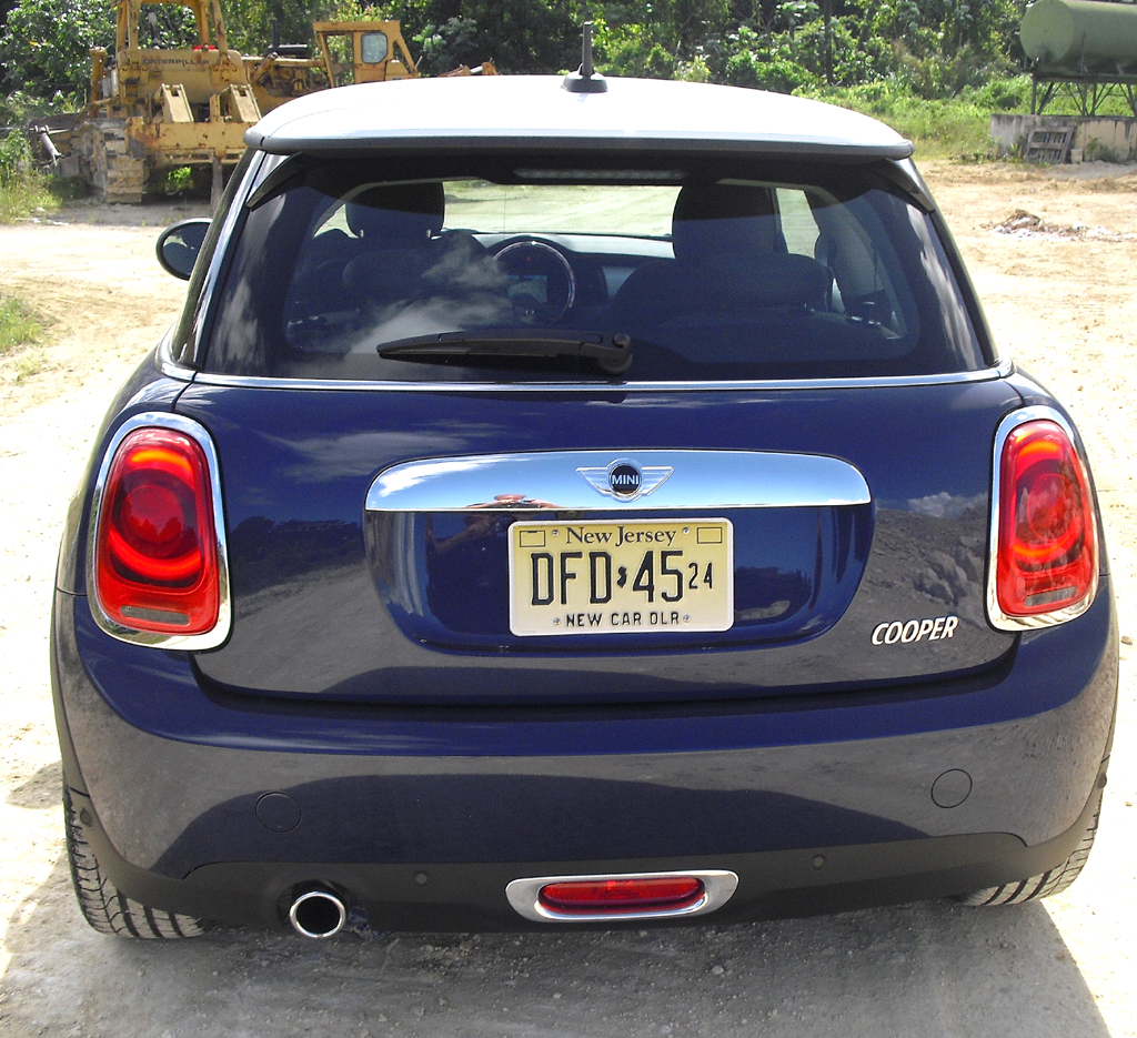 Mini: Blick auf die Heckpartie. 