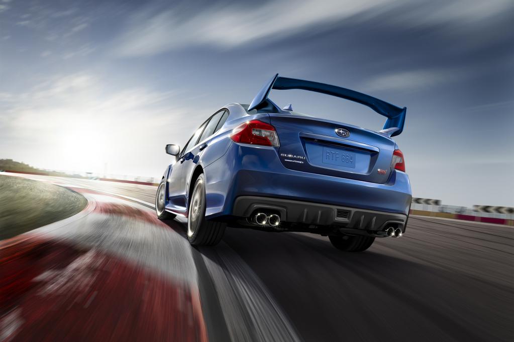 Nummer Fünf klebt: Der neue Subaru WRX STI steht auf der Startlinie