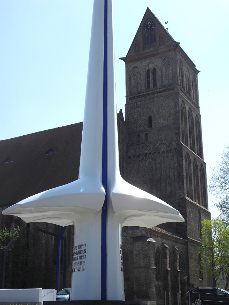 Otto-Lilienthal-Denkmal in Anklam. 