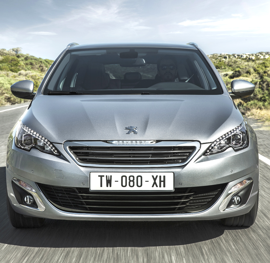Peugeot 308 SW: Blick auf die Frontpartie. 