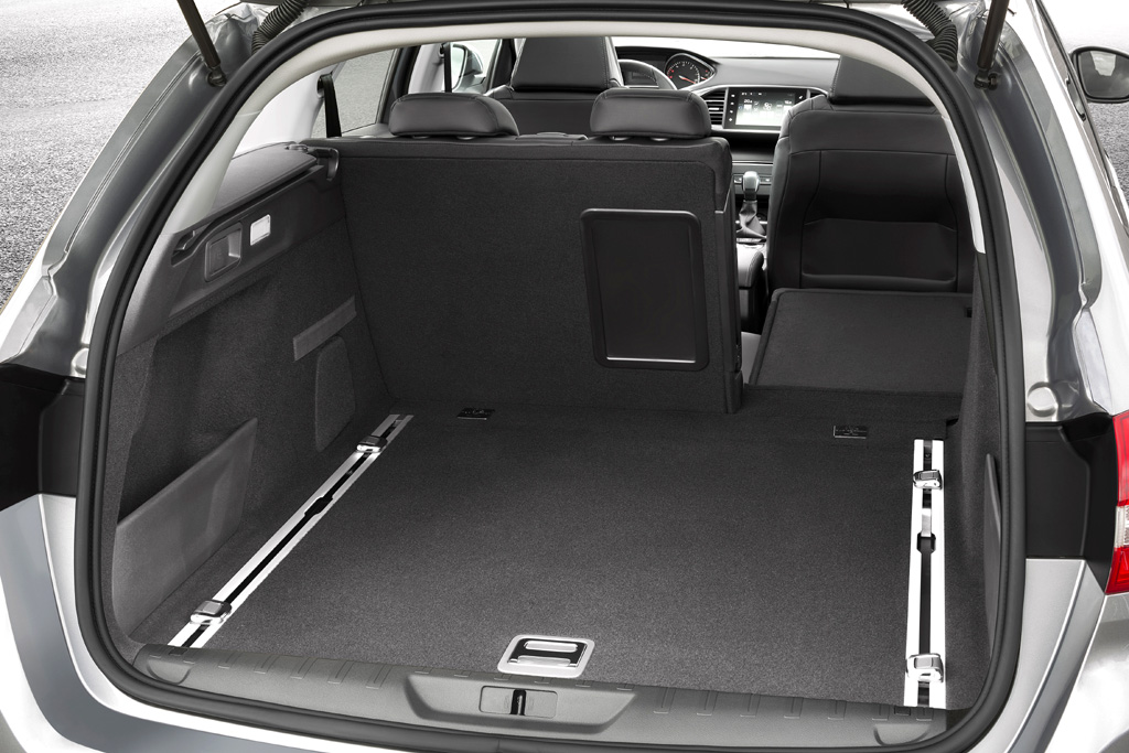 Peugeot 308 SW: Das Gepäckabteil fasst 610 bis 1660 Liter. 