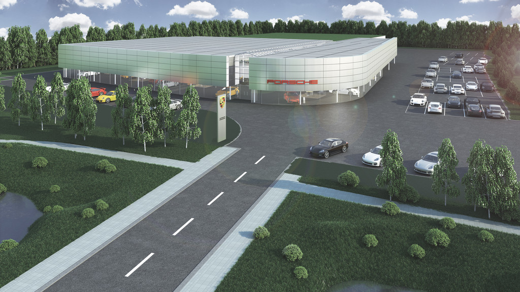 Porsche baut neue Zentren in Hamburg