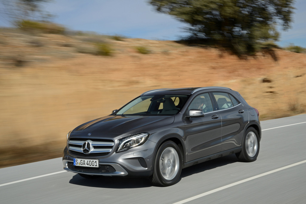 Pressepräsentation Mercedes-Benz GLA: Ganz schön selbstbewusst