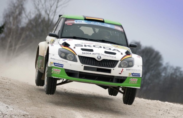 Rallye-EM: Skoda im Schnee obenauf